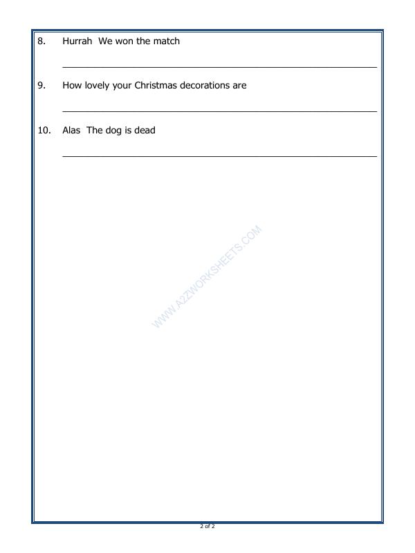 A2ZWorksheets:English-Grammar-Punctuation-02 (Exercise)