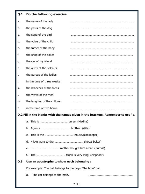 A2ZWorksheets:English-Grammar-Apostrophe