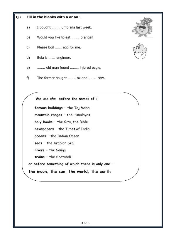 A2ZWorksheets:English-Grammar-Articles