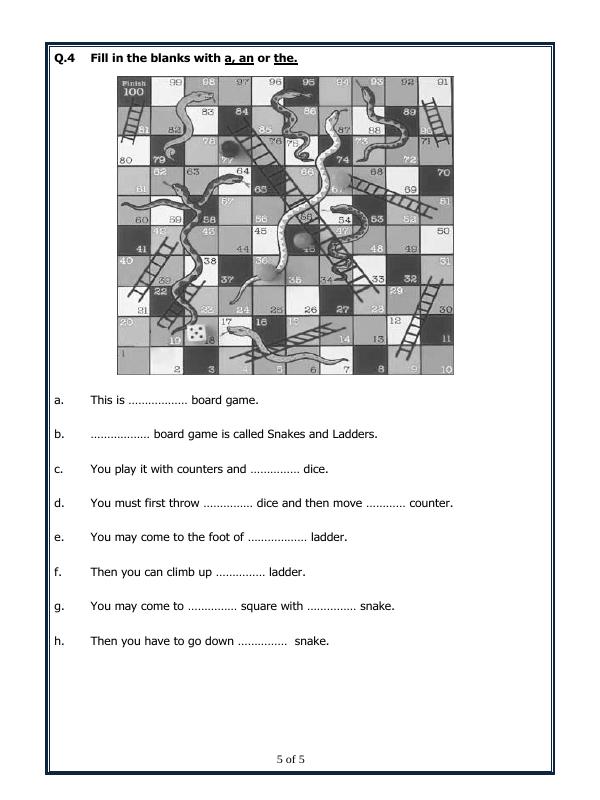A2ZWorksheets:English-Grammar-Articles