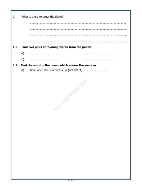 A2ZWorksheets:English-Reading-Comprehension Passage-08