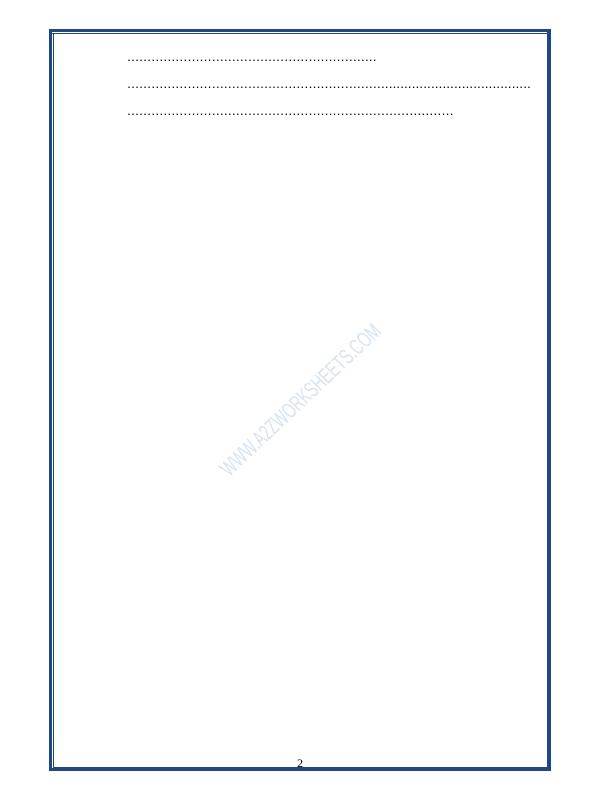 A2ZWorksheets:English-Reading-Comprehension Passage-11