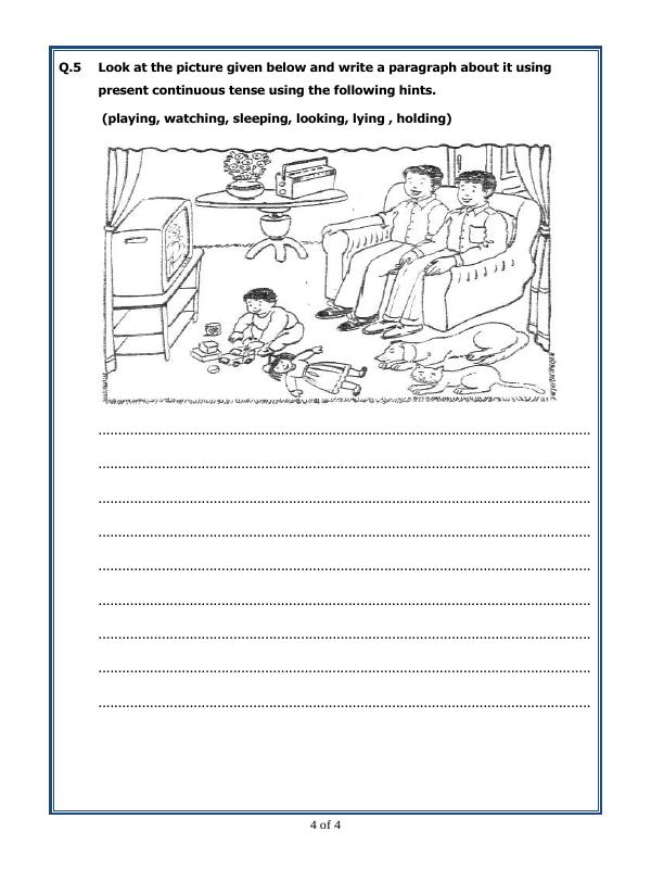 A2ZWorksheets:English-Grammar-Present Continuous Tense