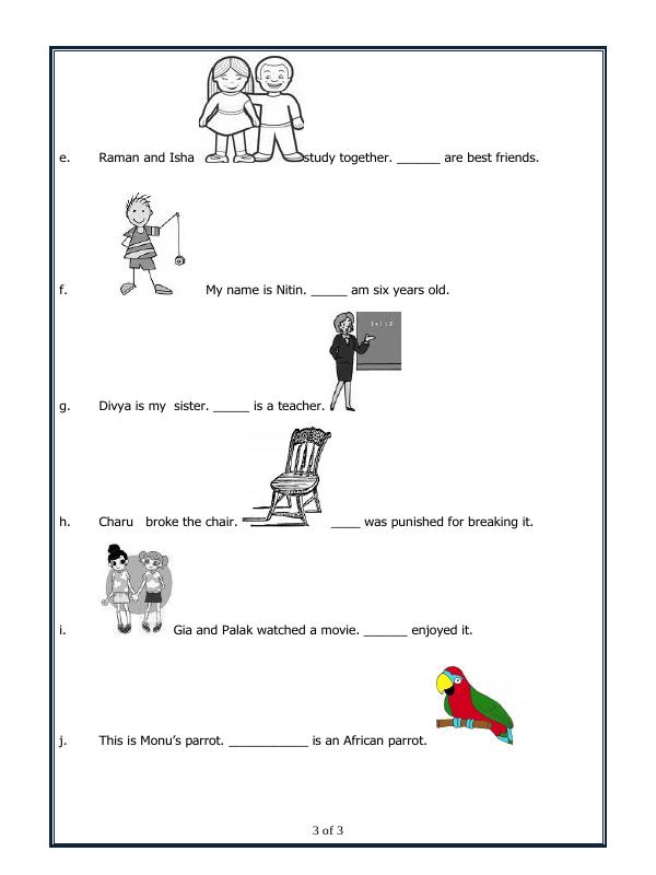 A2ZWorksheets:English-Grammar-Pronouns