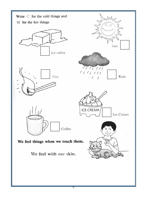 A2ZWorksheets:Science-Humans-Class-I-Our Body