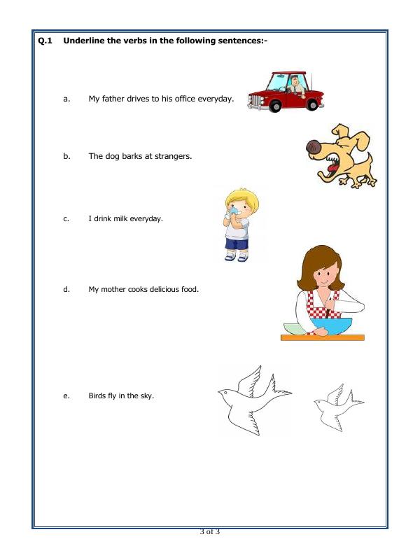 A2ZWorksheets:English-Grammar-Verbs
